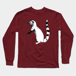 Galidia elegans ringtail mongoose Long Sleeve T-Shirt